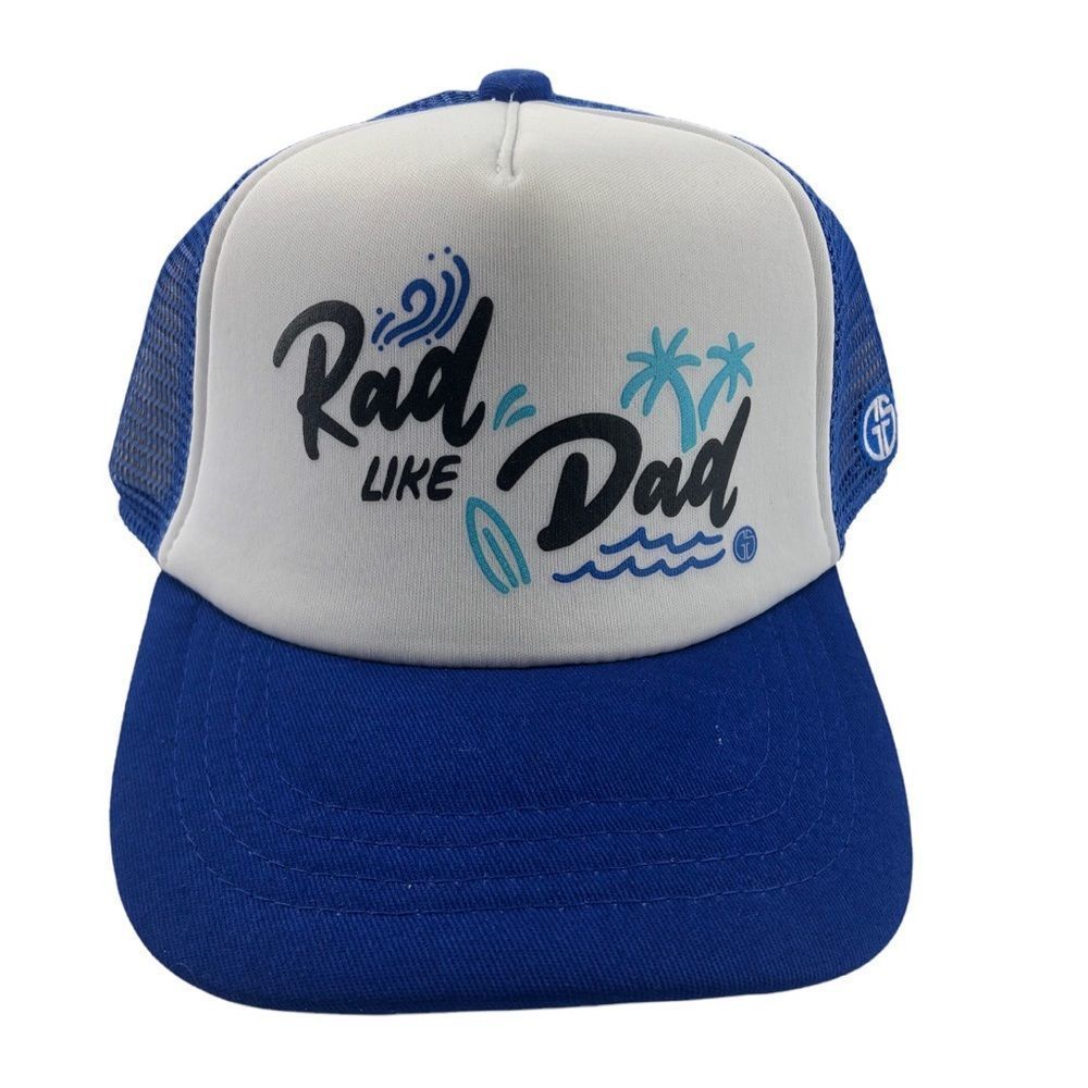 Grom Squad Rad Like Dad Trucker Hat sz 18mo-5 yrs
